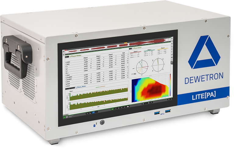 DEWETRON Serie LITE[PA]. Analizadores de Potencia de 4-8 Canales y 5MHz